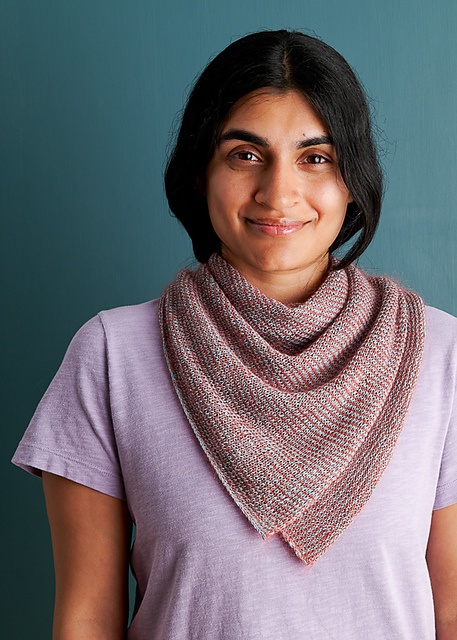 Luftig bandana - Gratis strikkeopskrifter | Strikkeglad.dk